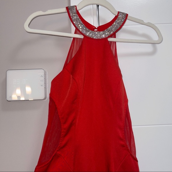 Red maxi dress sz small - Picture 4 of 5